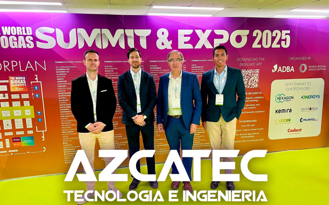 AZCATEC, presente en The World Biogas Expo 2025 en Birmingham