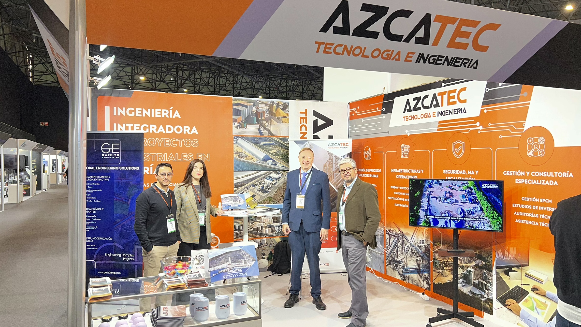 AZCATEC participa en MMH Sevilla 2026 para impulsar la ingeniería y la innovación en el sector minero